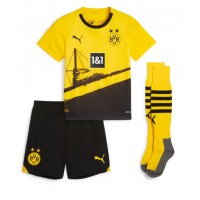 Borussia Dortmund Felix Nmecha #8 Domáci Detský futbalový dres 2023-24 Krátky Rukáv (+ trenírky)